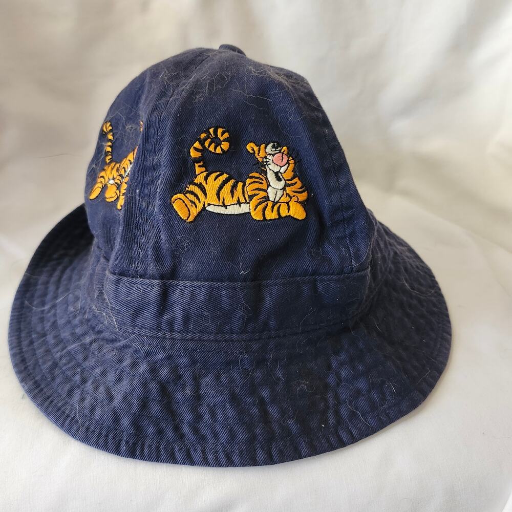 Tigger Embroidered Bucket Hat  Vintage Disney Goofy Hat Co Navy LB